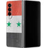 Syria Flag Distressed Galaxy Z Fold4 5G Skin